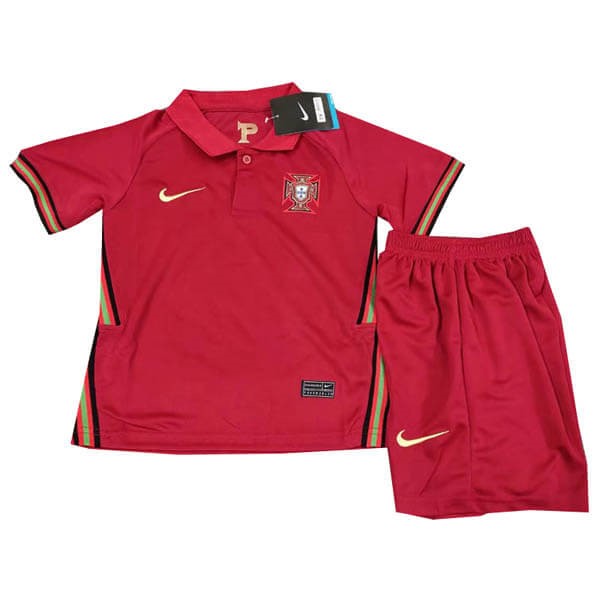 Camiseta Portugal Primera equipo Niños 2020 Rojo